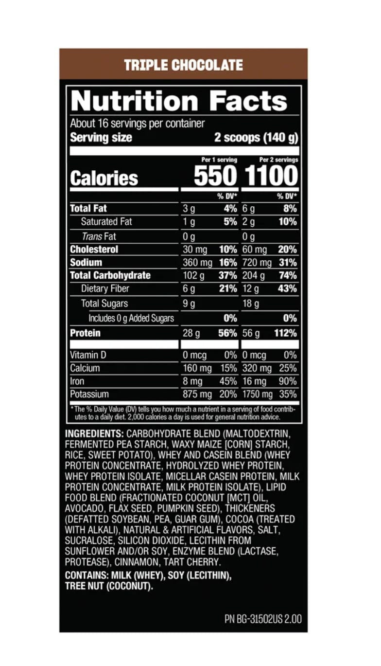 MUTANT MASS™  The Original Muscle Mass Gainer