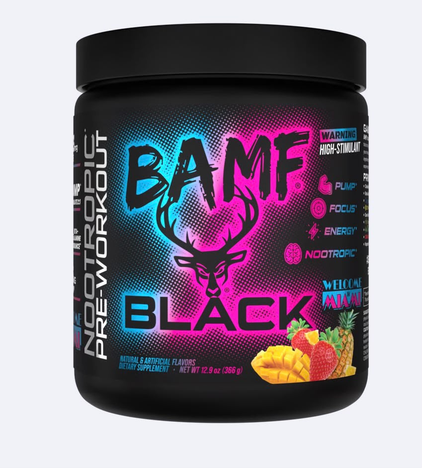BAMF BLACK - High Stimulant Nootropic Pre-Workout