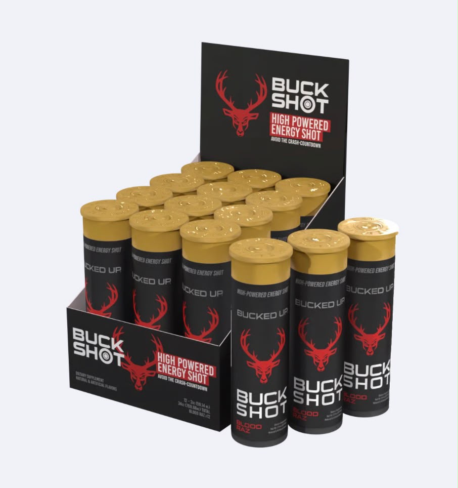 Buck Shot  12 Pack Pre-Workout to go