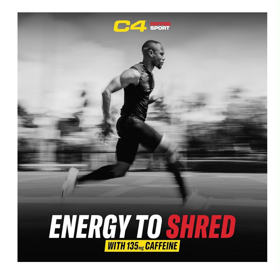 C4 Ripped Sport  Pre-Workout + Fat Burning Support (135mg caffeine)