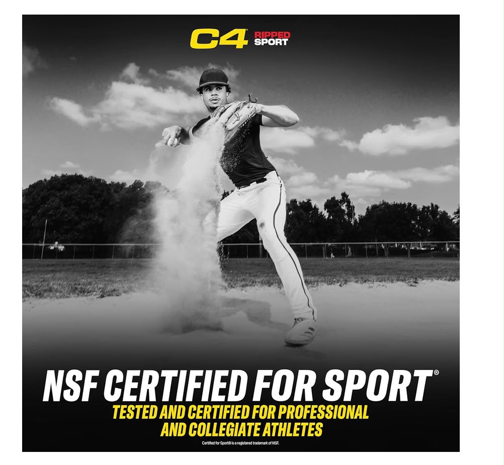 C4 Ripped Sport  Pre-Workout + Fat Burning Support (135mg caffeine)