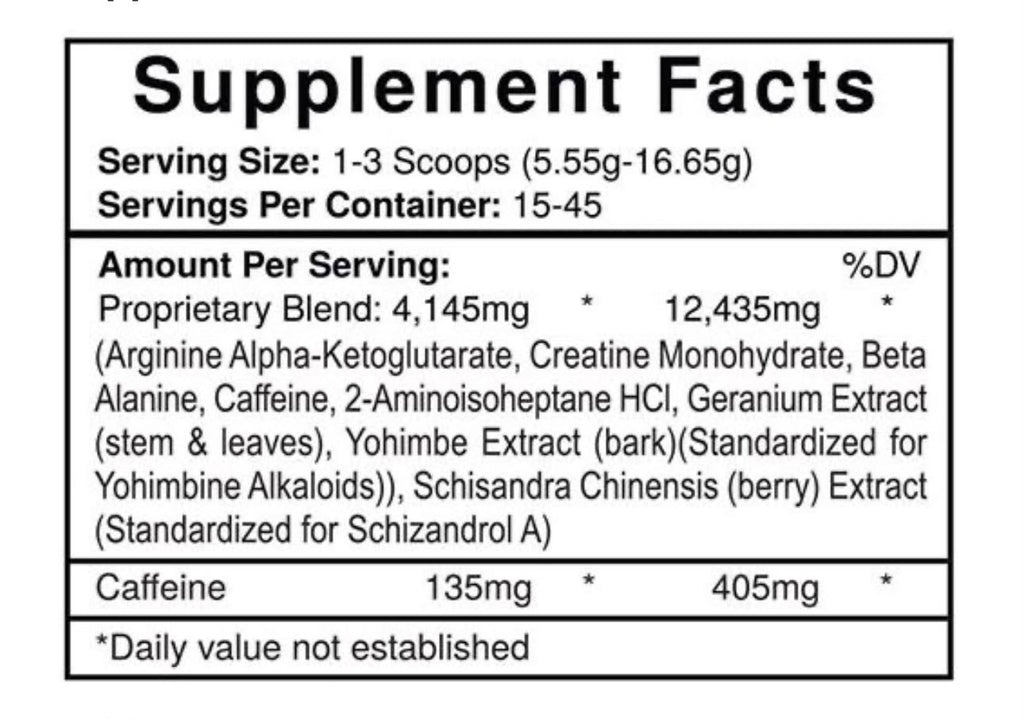 JACK3D®  The Ultimate Pre-Workout Training Matrix