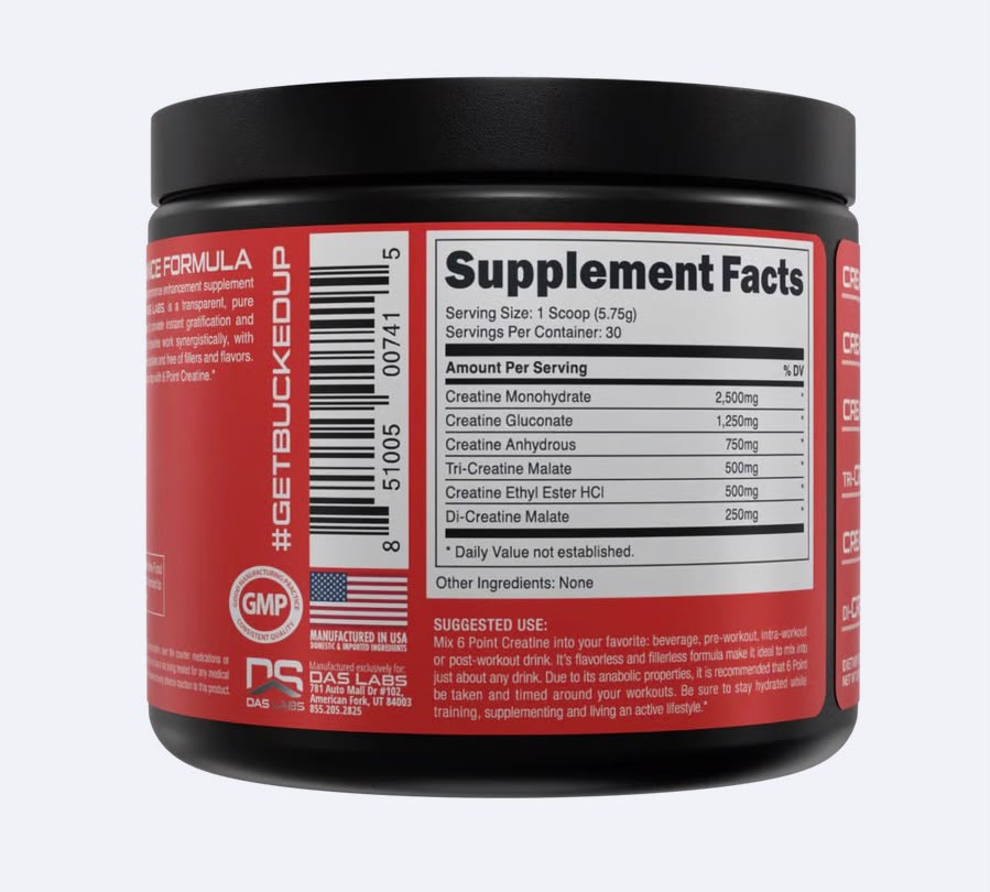 Six Point Creatine 30 services